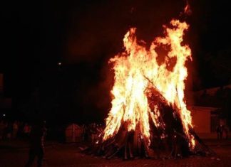 Fuego sobre el empedrado